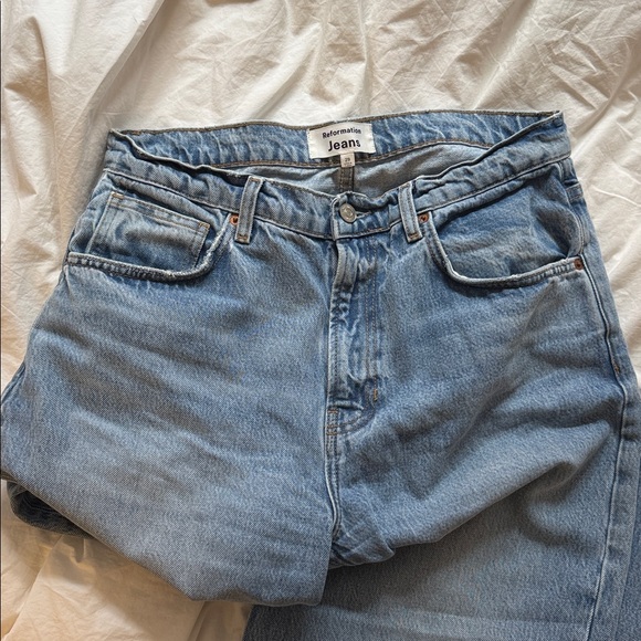 Reformation Vals Mid Rise Slouchy Wide Leg Jeans - Picture 7 of 7